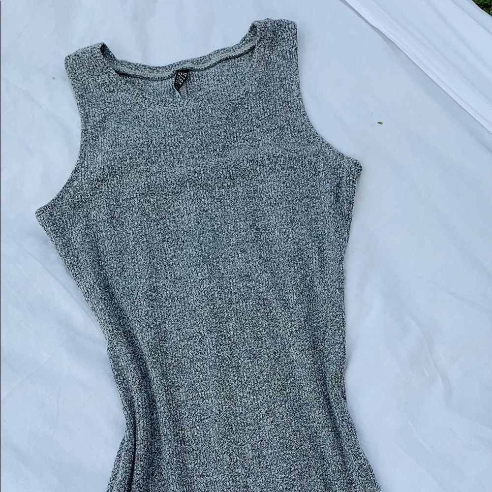 Long grey dress